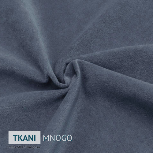 Фото фактуры велюра “37” (однотонный серый)