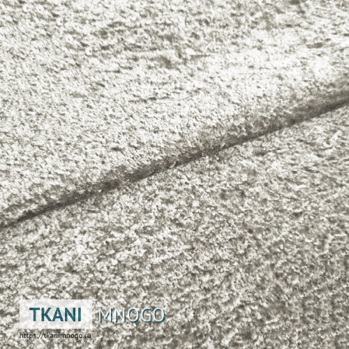 Фото обивки велюра “HY2025-15” (однотонный серый)