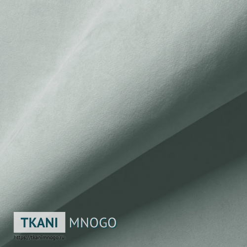 Фото ткани велюра “CF041-8” (однотонный голубой)