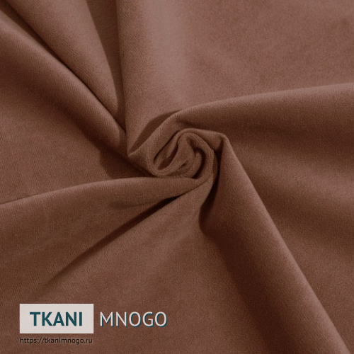 Фото внешнего вида велюра “17” (однотонный оранжевый)