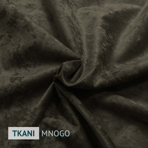 Фото материала велюра “184-32” (однотонный коричневый)