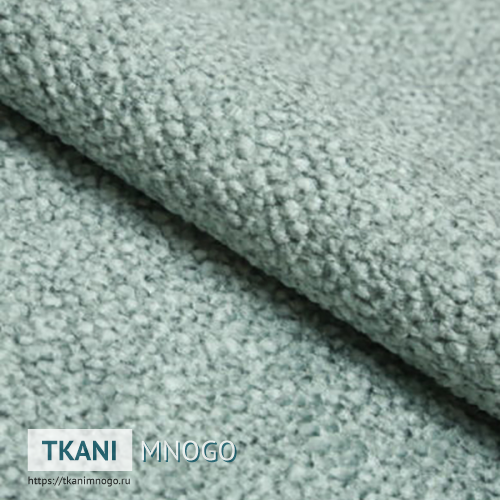 Фото ткани велюра “71” (узор зеленый)