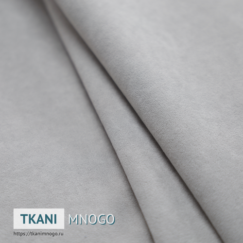 Фото обивки велюра “82” (однотонный серый)