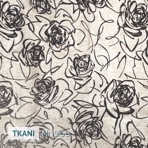 Фото обивочной 210-9 (MS249-2) бежевый крупным планом