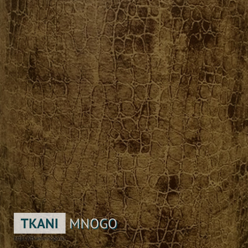 Фото текстиля 670-3 артикул - коричневый анималистический. Производитель Китай. Замша - фактура.